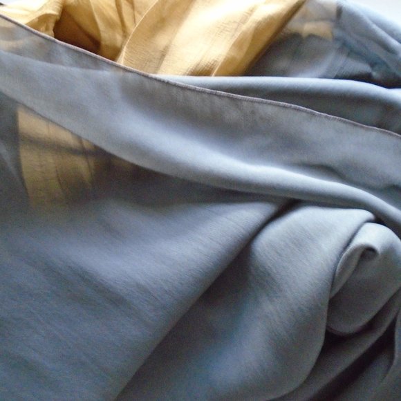 CHLOE silk crepe layer skirt maxi Brown / Smoke 91L luxury France 38 30" W - Picture 6 of 10